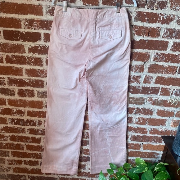 avocado dyed high rise, wide leg trousers - Picture 6 of 8